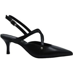 Resim Poletto Hakiki Deri Sıyah Ayakkabı Stiletto 9841 84-1336 Siyah 