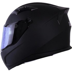 Resim Fazer Ece 22.R06 Double Vizörlü Full Face Motor Kaskı Mat Sİyah 