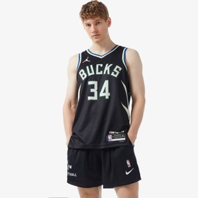 Resim Nike Milwaukee Bucks Giannis Antetekoumpo Erkek Yeşil Basketbol Forması 