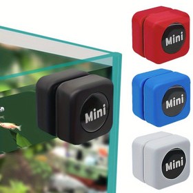 Resim 1 Adet Mini Manyetik Fırça Balık Tankı Için, Çift Taraflı Temizleme Ve Algi Kazıyıcı Ile Küçük Temizleyici, Algi Temizleme Aracı Balık Tankı Fırçası 