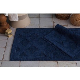 Resim Apricitas 2 Li Banyo Paspası Dıamond Navy 