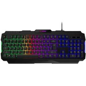 Resim Msı Forge GK100 TR RGB Mekanik Hisli Oyuncu Q Klavye 