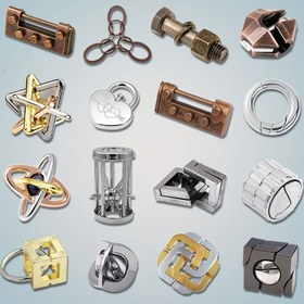 Resim 1 adet Klasik IQ Metal Zeka Oyunu, Hem Zorlu Hem de Eğlenceli Bulmaca Oyunu, Çin Klasik Luban Kilidi, Eğlenceli Bir Noel Hediyesi, Doğum Günü Hediyesi 