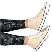 Resim Kadın Keten Spor Ayakkabı Bej 