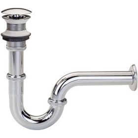 Resim Yak U Borulu Lavabo Sifonu Sabit Kapak Süzgeçli 102119072 