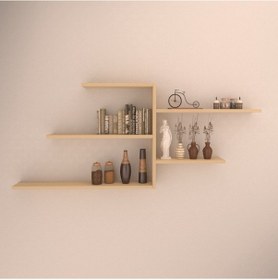 Resim Rafkestir Perge Duvar Raf Seti Akçaağaç ( Mat ) 