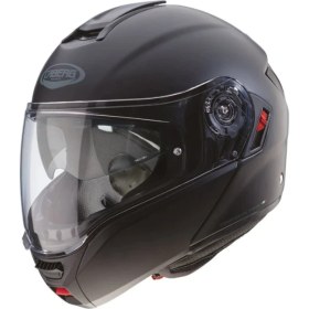 Resim Caberg Motosiklet Kaskı Levo X Matt Black Güneş Vizörlü Çene Açılır Motorcu Kask 