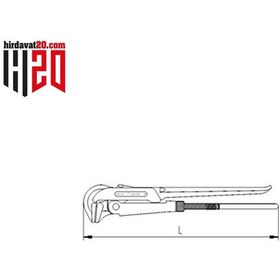Resim İzeltaş 4" Maşalı Boru Anahtarı 85 - 2201100040 