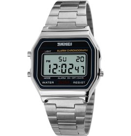 Resim Lemestar Skmeı Unisex Dijital Kol Saati - İş Ve Spor Stili, Tarih/hafta Gösterimi, Kronograf, Alarm, Led Arka Işık, 30m Su Geçirmezlik, Gümüş Renk Çok Renkli 