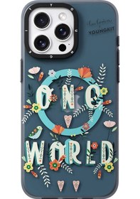 Resim İphone 14 Pro Max Uyumlu Kılıf Magsafe Özellikli Bee Brown Youngkit Colorful Life Serisi Turkuaz 