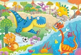 Resim Ravensburger 2x12 Parça Puzzle Dino Dostlar 052462 