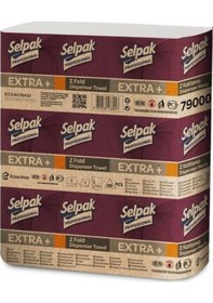 Resim Selpak Professional Extra Z Katlama Dispenser Kağıt Havlu 6 x 200'lü 