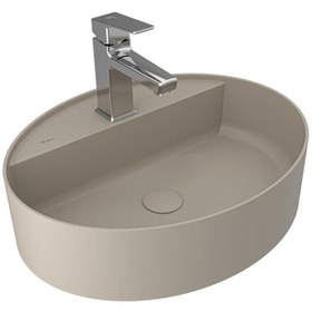 Resim KALE Smartedge 40x50 Cm Oval Lavabo Mat Vızon 