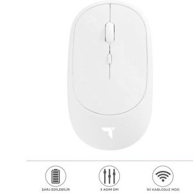 Resim Torima Tm-16 Mavi Kablosuz Çift Modlu Sessiz Mouse Fare 001 