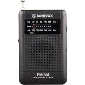 Resim Aybastılı Siyah Renk Cep Tipi Analog Fm Radyo VS-R115 (81) 