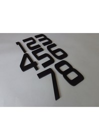 Resim Kapı Daire Villa Numarası 6Cm No:1-2-3-4-5-6-7-8 