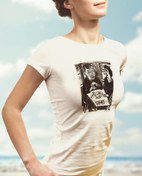 Resim Yaşlı ve Genç Kadın Kadın Tişört 