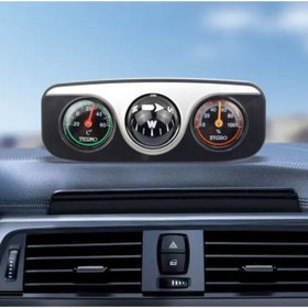 Resim Cartex Torpido Üstü Pusula termometre higrometre Yapışknalı 