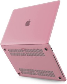 Resim NewFace Macbook Pro 13 2020 Macbook Buzlu Kapak - Pembe 