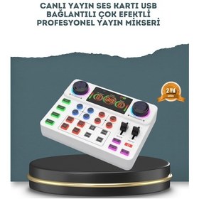Resim Drnds Gürültü Engelleme Özellikli Canlı Yayın Ses Kartı 