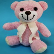 Resim Pembe Peluş Atkılı Oyuncak Ayıcık 