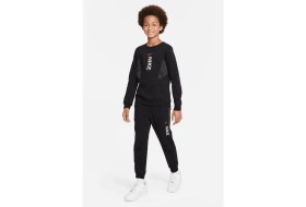 Resim Nike Sportswear Hybrid Çocuk Siyah Eşofman Altı 