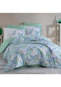 Resim Hobby Ranforce Tek Kişilik Nevresim Takımı Irma Aqua Renkli 