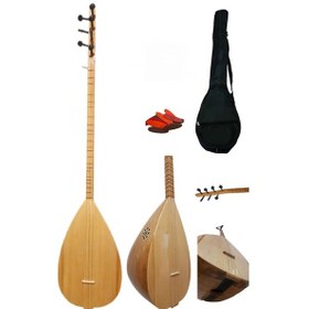 Resim Idol Uzun Sap Ceviz Bağlama Tam Set 