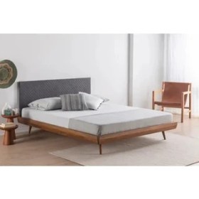 Resim Vivense Luna Masis Ahşap Karyola, Ceviz, 200X200 