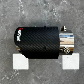 Resim Akrapovic Ayarlanabilir Egzoz Ucu 90MM Tekli Açık Ağızlı 