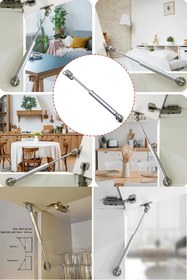 Resim BİTERSE 1 Adet Mutfak Dolap Kapak Amortisörü 100 N Gazlı Piston Gri 