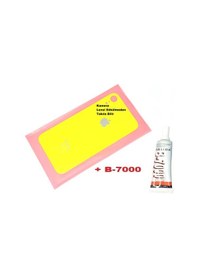 Resim Tkgz Apple Uyumlu iPhone Xr Arka Pil Batarya Kapağı Cam+b-7000 Sarı 