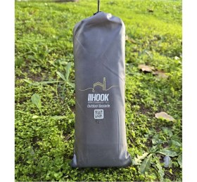 Resim HOOK Su Geçirmez Outdoor Hac Umre Seccadesi - Katlanabilir, Hafif, Seyahat ve Kamp İçin Taşınabilir (siyah) 