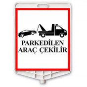 Resim Hayat Trafik Araç Çekilir Dikdörtgen Levha Çift Taraflı Baskı 