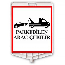 Resim Hayat Trafik Araç Çekilir Dikdörtgen Levha Çift Taraflı Baskı 
