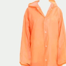 Resim eleven market Marlux Unisex Eva Yağmurluk Turuncu Spor Yağmurluk Mrc-801 