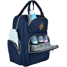 Resim Papuç Sepeti 3112 Anne Bebek Bakım Çantası Lacivert 