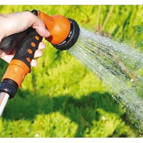 Resim Ergonomik Tasarımlı Çok Fonksiyonlu Bahçe Sulama Tabancası - 3 Adaptör İle 