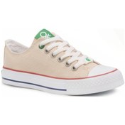 Resim United Colors Of Benetton Bnt 21y 30196 Bej Bayan Ayakkabı Bayan Spor Bej 