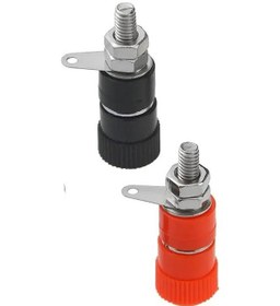 Resim Koodmax 5 Takım 4mm Orta Boy Born Klemens 5 Kırmızı - 5 Siyah 