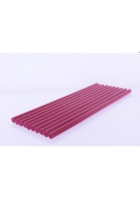 Resim Winnboss Sıcak Silikon Mum Çubuk Kırmızı - Kalın 11x300mm 10 Lu Paket 