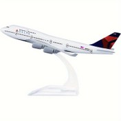 Resim Gökyüzü Detaylı, Delta Air Lines 1:400 Ölçekli Model - 16.0cm Alaşımlı Uçak, Ev Dekoru, Koleksiyoncular & Hediyeler İçin Mükemmel, Noel, Şükran Günü & Havacılık Tutkunları İçin İdeal 