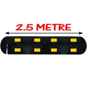 Resim İlgi Trafik Hız Sınırlayıcı Kasis Kauçuk Hız Kesici Kasis Kauçuk Şaseli Kasis 2.5 Metre (50x40 cm) 