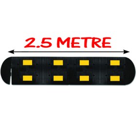 Resim İlgi Trafik Hız Sınırlayıcı Kasis Kauçuk Hız Kesici Kasis Kauçuk Şaseli Kasis 2.5 Metre (50x40 cm) 