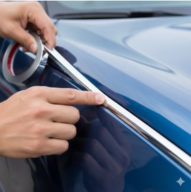 Resim Extra Marketing Rover 114 Uyumlu Yapışkanlı 18mm 5 Metre Krom Nikelaj Trim Şerit – Araç Dış Dekor Bandı 