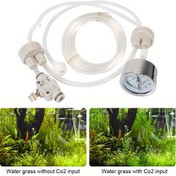 Resim DIY CO2 Valf Difüzörü ve Basınçlı Hava Akış Cihazı ile Ev Yapımı Balık Tankı Su Otu CO2 Jeneratör Sistemi Kiti 