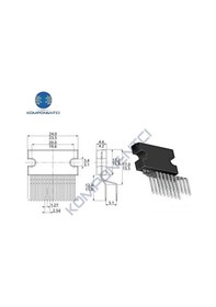 Resim Tda1558q Amplifikatör Ses Entegresi Sıl-17 
