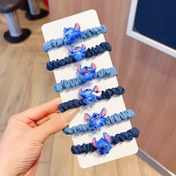 Resim Bir Ünlü Karikatür Markası Tarafından Lisanslı, Karışık Set 1 Adet, Karışık Set 6 Adet, Sevimli Mavi Karikatür Başlık Aksesuarları, Kadınlar İçin Uygun. 