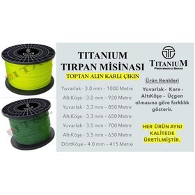 Resim Titanium İtal Tırpan Misinası Yuvarlak 3.3 Mm 850 Metre 