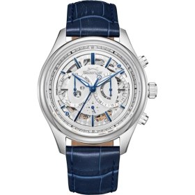 Resim Slazenger SL.09.2489.2.04 Otomatik Mekanizmalı Deri Kordon Çelik Kasa 10 Atm Suya Dayanıklı Lacivert Renk Erkek Kol Saati 